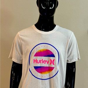 White Neon Hurley t-shirt